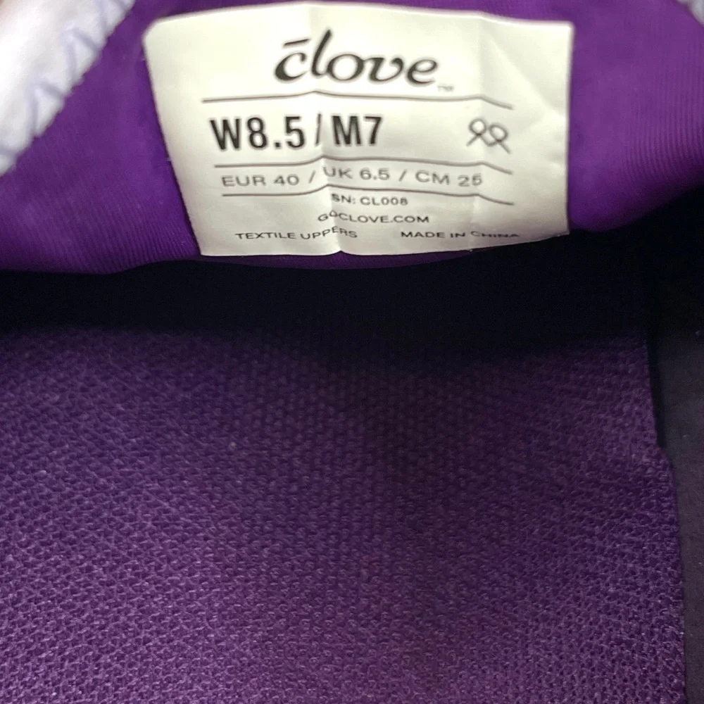 CLOVE Lavender Purple NEW Healthcare Nursing Nurse Sneakers Shoes NEW Size 8.5 - Picture 12 of 14